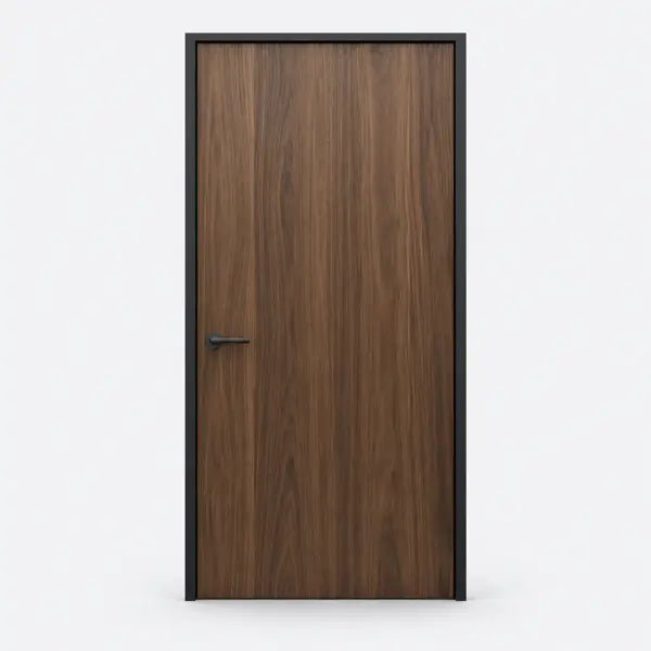 Porte en bois pour serrure intelligente au Maroc