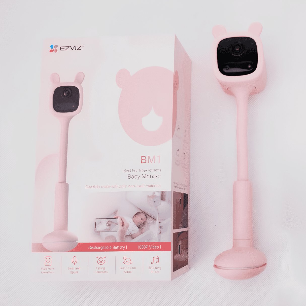 Caméra intelligente de surveillance d’intérieur bébés Babyphone Ezviz BM1 - EZVIZ - Binaa