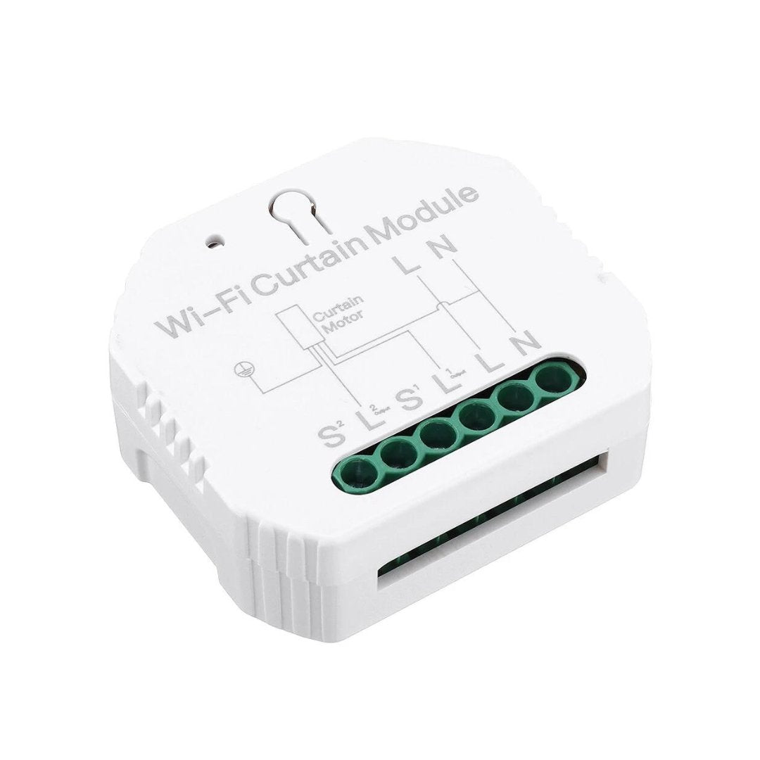 Interrupteur commutateur contrôleur module intelligent de rideau connectée Wi-Fi RF MoesHouse MS-108 compatible avec Tuya Smart App, Alexa, Google Home et Siri [MoesHouse] - MOESHOUSE - Binaa