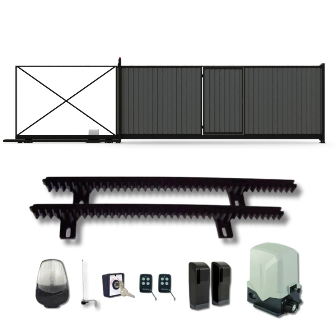 Charger l'image dans la galerie, Kit motorisation automatisme de portail coulissant Mover 15 [PROTECO] - PROTECO - Binaa