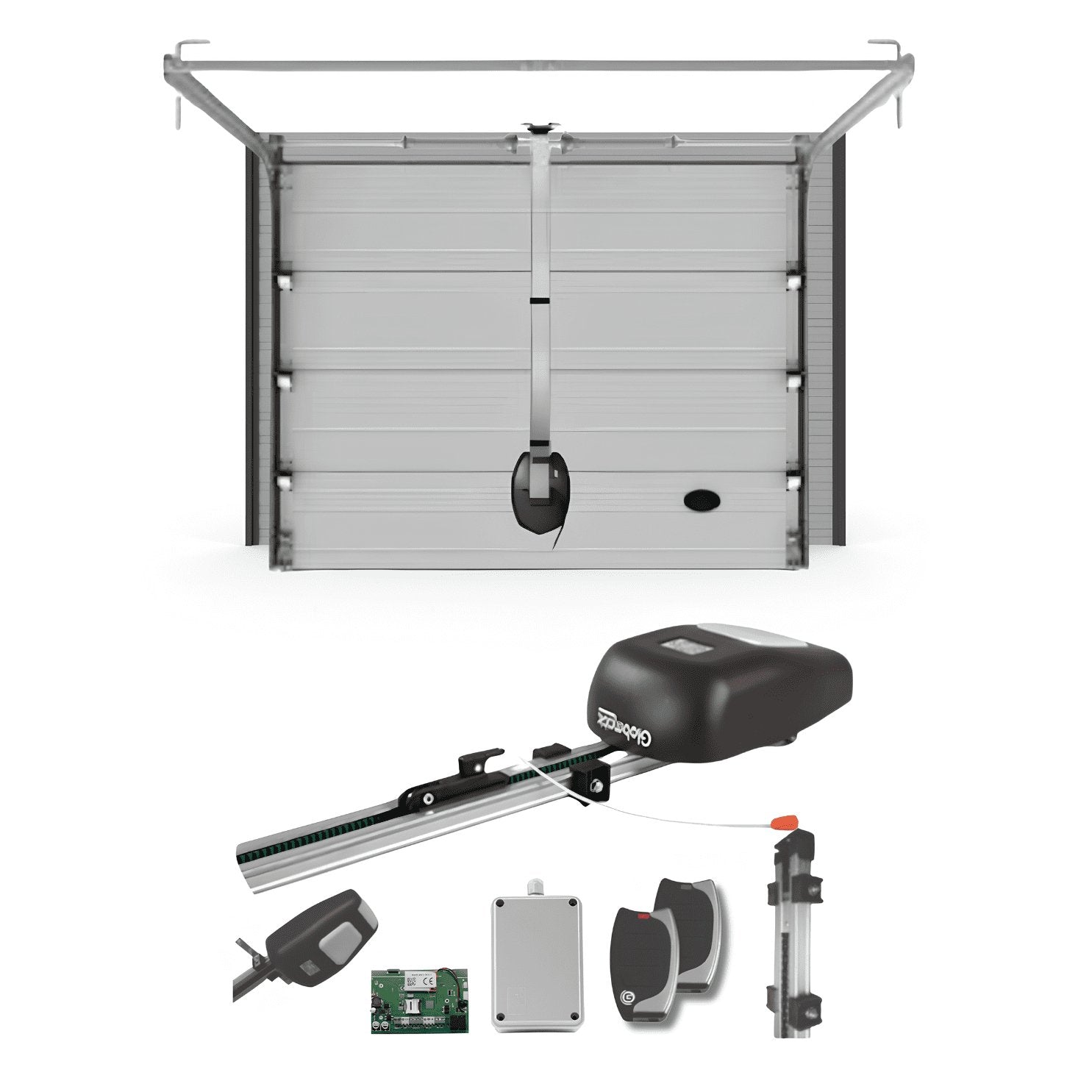 Kit motorisation automatisme de porte sectionnelle Globmatic Fenix 1200 - GLOBMATIC - Binaa