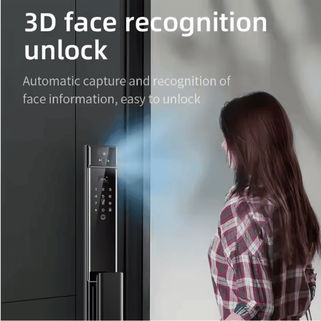 Serrure intelligente X9 Face ID WiFi – Sécurité connectée Maroc⎜Tuya Smart