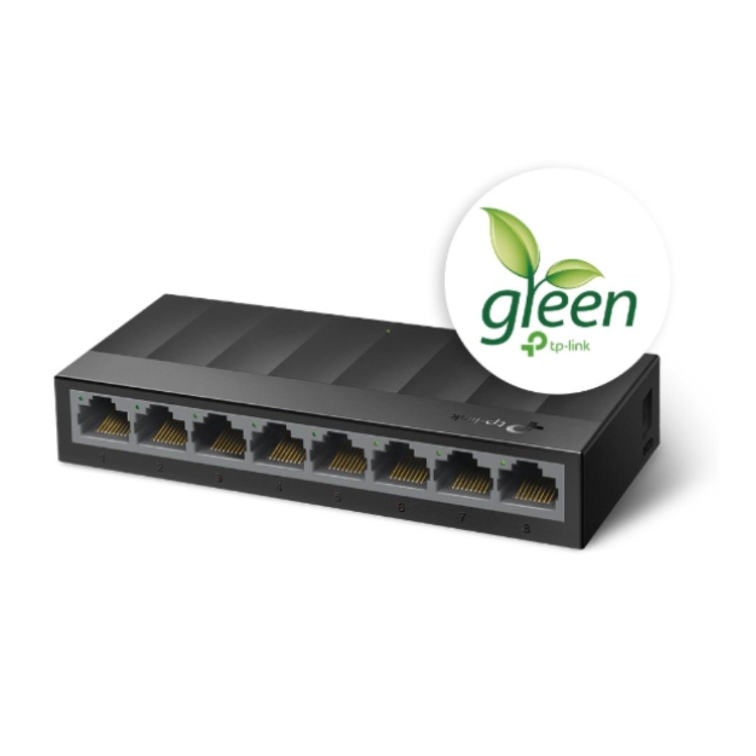 Switch Réseau Ethernet TP - Link LS1008G 8 ports Gigabit 10/100/1000Mbps - TP - LINK - Binaa