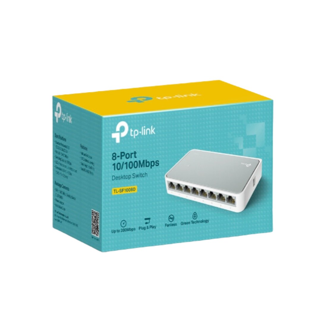 Switch Réseau Ethernet TP - Link TL - SF1008D 8 ports 10/100 Mbps - TP - LINK - Binaa