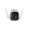 Caméra de surveillance extérieure Tapo C320WS Wi-Fi Starlight QHD 2K de TP-LINK, enregistrement vidéo couleur 24/7, vision nocturne Starlight, détection de mouvement, alarme sonore et lumineuse, audio bidirectionnel, stockage local jusqu'à 256 Go, résistante aux intempéries IP66.