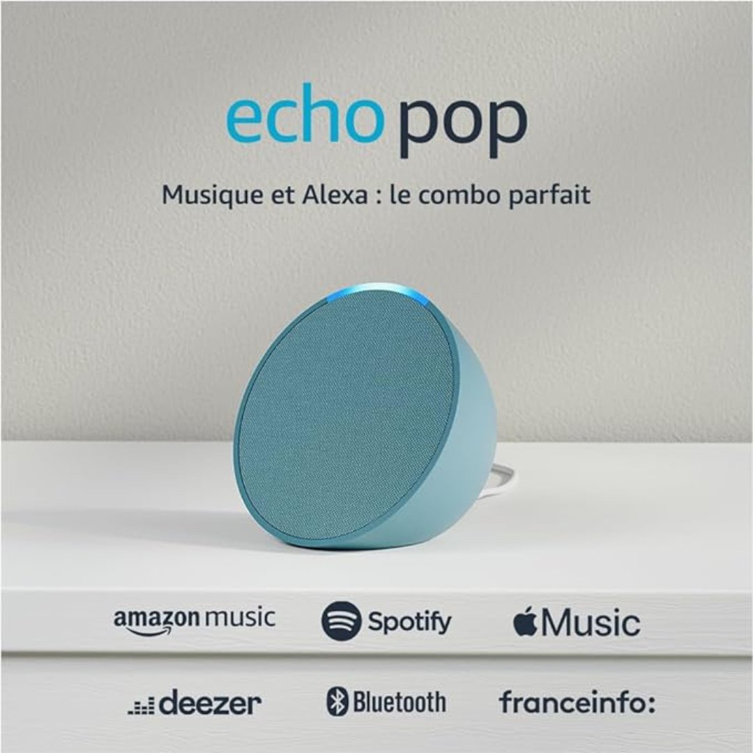 Assistant vocal Amazon Alexa Echo Pop - AMAZON ECHO - Binaa