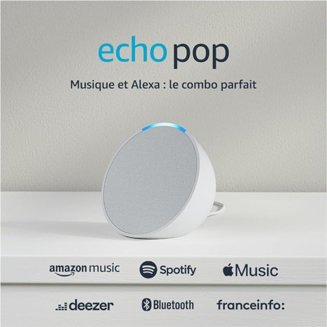 Assistant vocal Amazon Alexa Echo Pop - AMAZON ECHO - Binaa