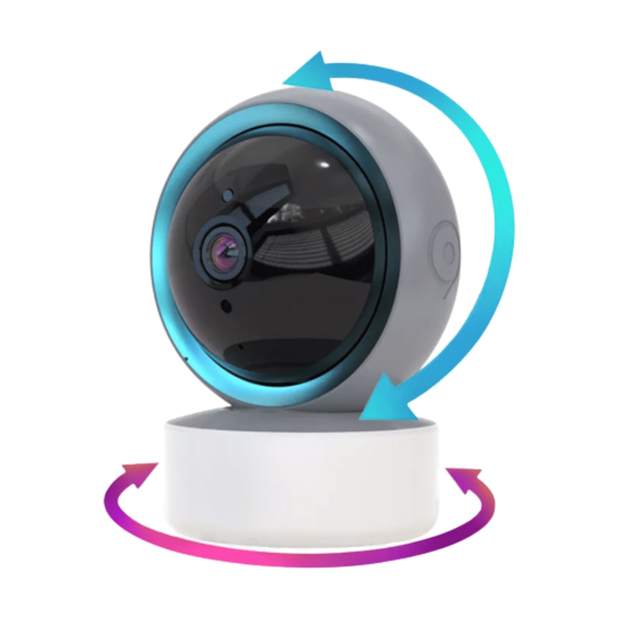 Caméra de surveillance d’intérieur connectée 360° Wi-Fi 1080P Vision Nocturne [BEG TECH] - BEG TECH - Binaa