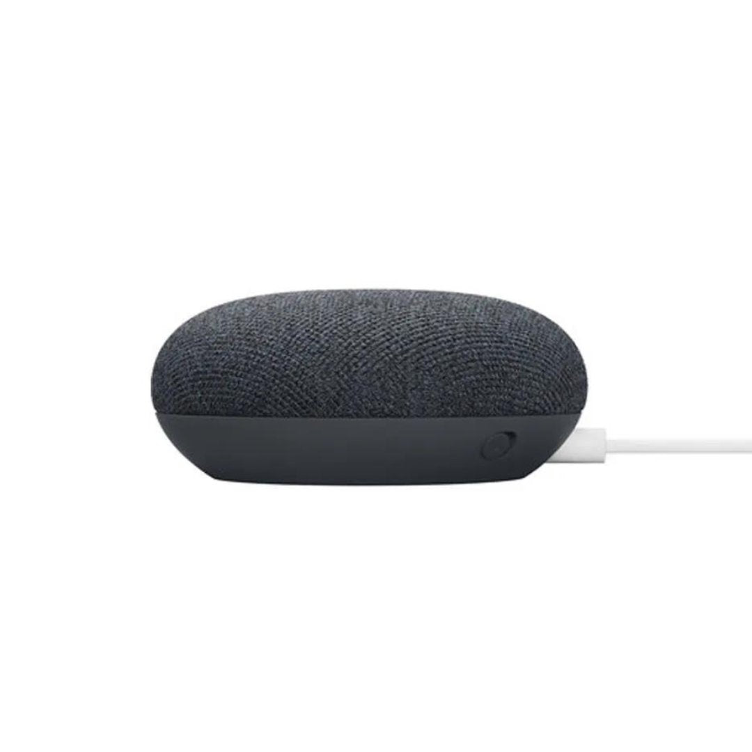 Enceinte connectée assistant vocal Google Nest Mini 2ème génération - Charcoal [GOOGLE] - GOOGLE - Binaa