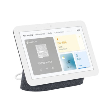 Enceinte connectée Google Nest Hub 2ème génération assistant vocal moniteur écran tactile - Charcoal [GOOGLE] - GOOGLE - Binaa