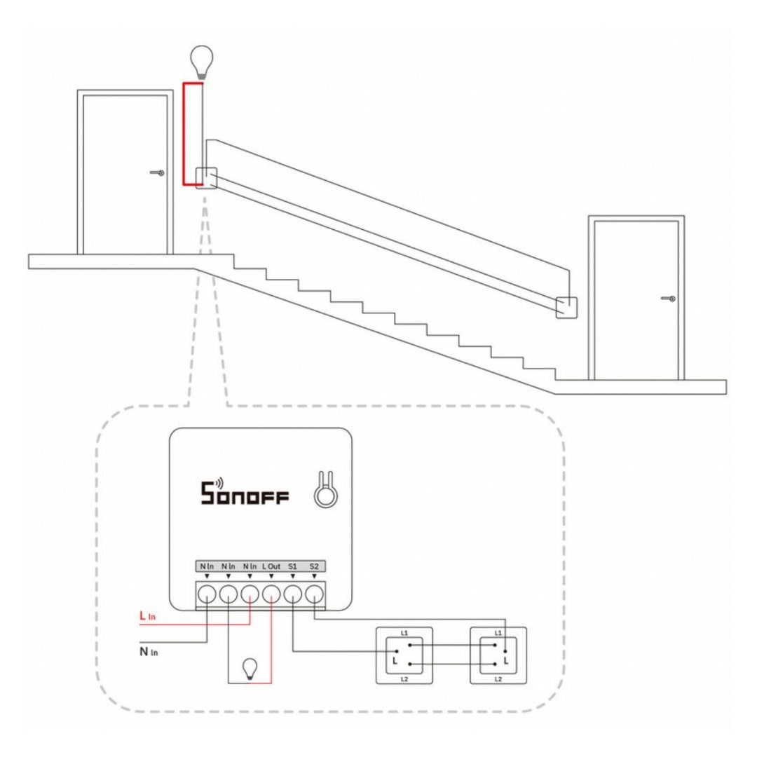 Interrupteur Wi-Fi SONOFF DIY MINI R2 10A compatible avec Alexa, Google Home et Siri [SONOFF] - SONOFF - Binaa