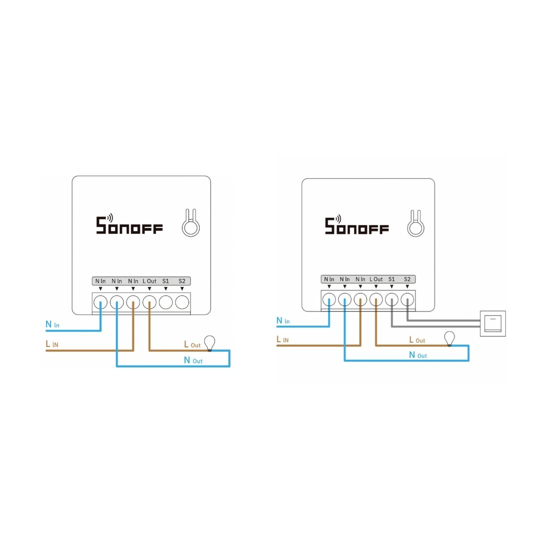 Interrupteur Wi-Fi SONOFF DIY MINI R2 10A compatible avec Alexa, Google Home et Siri [SONOFF] - SONOFF - Binaa