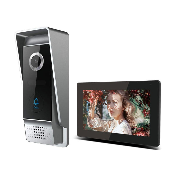 Sonnette intelligente Smart Wi-Fi Doorbell Interphone 1080p IP65 + Moniteur écran tactile ACL TFT 7/10 [BEG TECH] - BEG TECH - Binaa