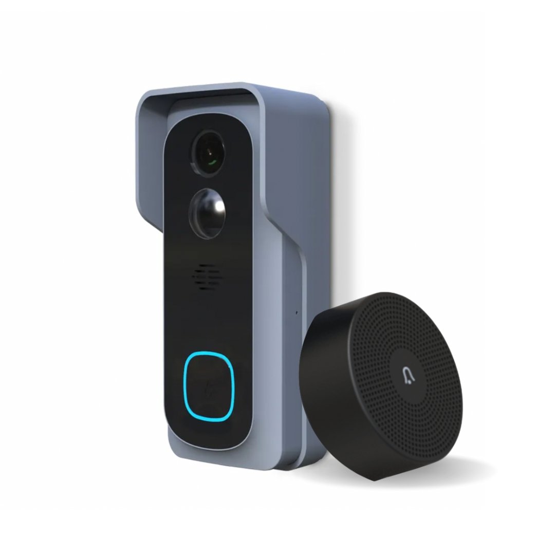 TUYA Caméra sonnette WiFi, 1080P HD, sonnette vidéo, alimentation CA,  filaire, Alexa Echo, mini téléphone de porte, étanche IP65 GoogleHome Smart  Life,Caméra pour sonnette d'extérieur - AliExpress