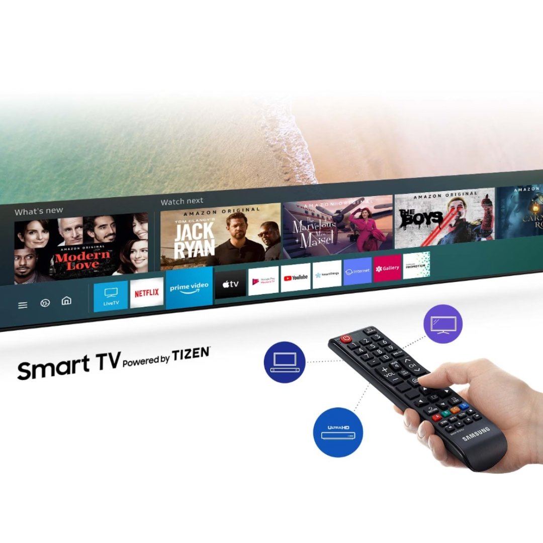 Image du Téléviseur intelligent Samsung 32" Full HD 32T5300 Smart TV [SAMSUNG], télévision intelligente avec écran de 32 pouces, résolution Full HD, fonctionnalités Smart TV et compatibilité avec les assistants vocaux.